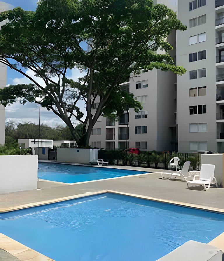 Hermoso apartamento entero con piscina - Guabinas